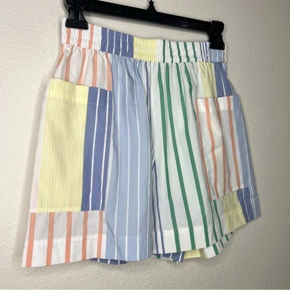 Rails White Colorful Portofino Striped Organic Cotton Blend Boxer Shorts XXS NWT - Picture 9 of 16